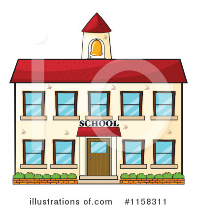 Com Royalty Free School Building Clipart Illustration 1158311 Jpg