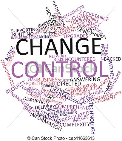 Clipart Of Word Cloud For Change Control   Abstract Word Cloud For