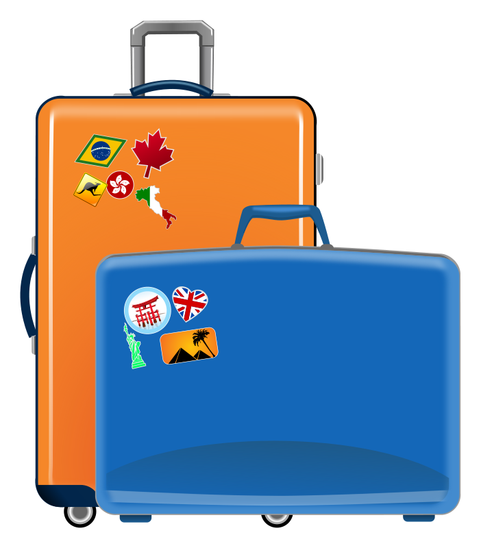 Funny Travel Suitcase Clipart   Cliparthut   Free Clipart