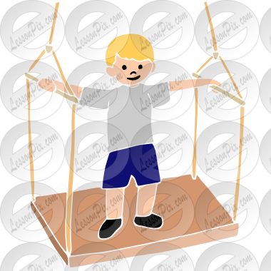 Swing Stencil For Classroom   Therapy Use   Great Swing Clipart