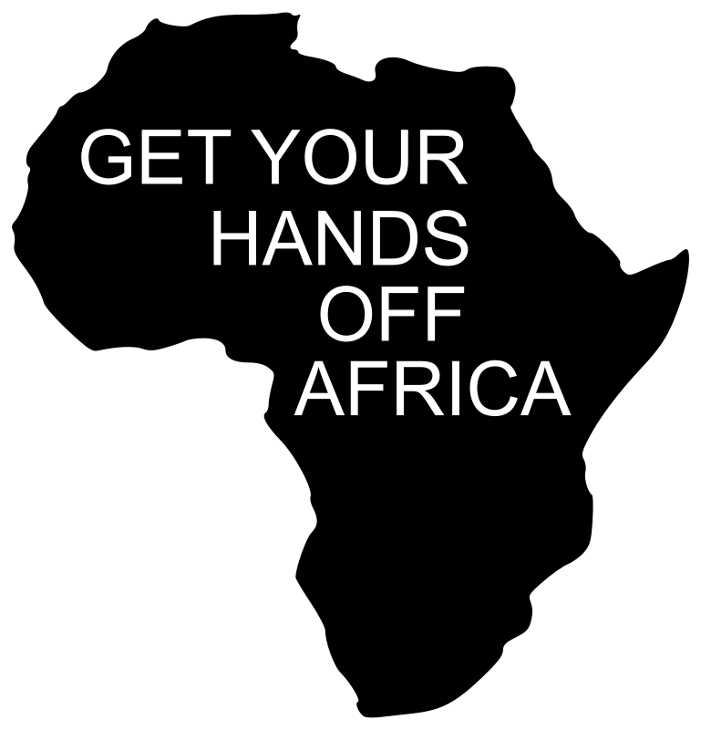 Hands By Your Side Clip Art Get Your Hands Off Africa