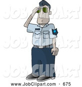 Job Clip Art Of A United States Air Force Pilot Saluting On A White