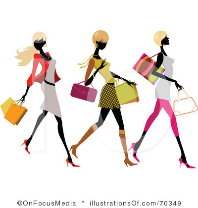 Royalty Free Shopping Clipart Illustration 70349