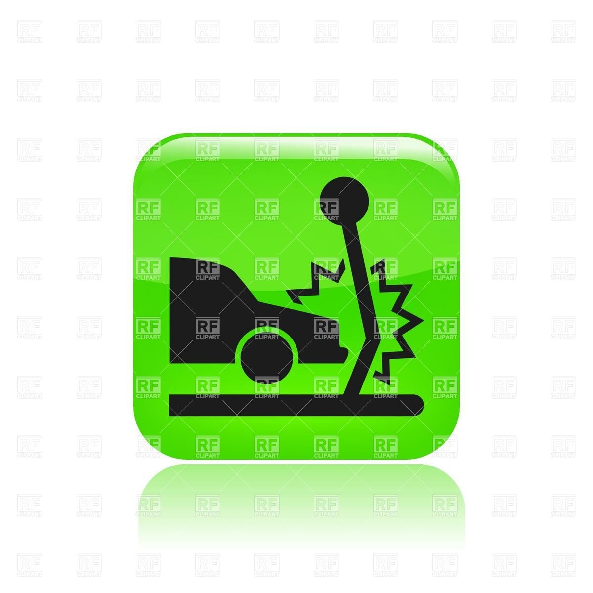 Car Collision   Accident Insurance Icon Download Royalty Free Vector