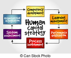 Human Capital Strategy Mind Map Clipart