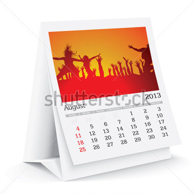 Download Source File Browse   Abstract   August 2013 Desk Calendar