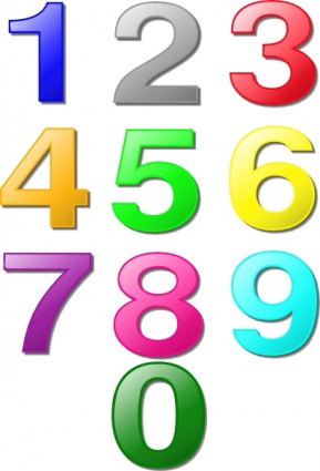 There Is 20 Clip Art On Numbers 0 To 20   Free Cliparts All Used For