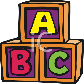 Block Area Clip Art Alphabet Clipart