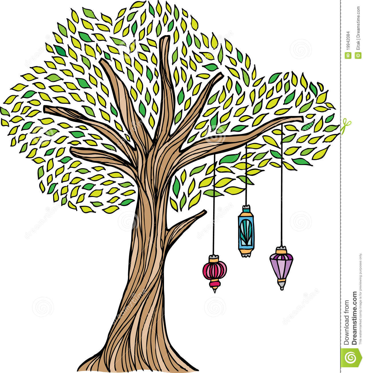 Gallery For   Whimsical Tree Clipart