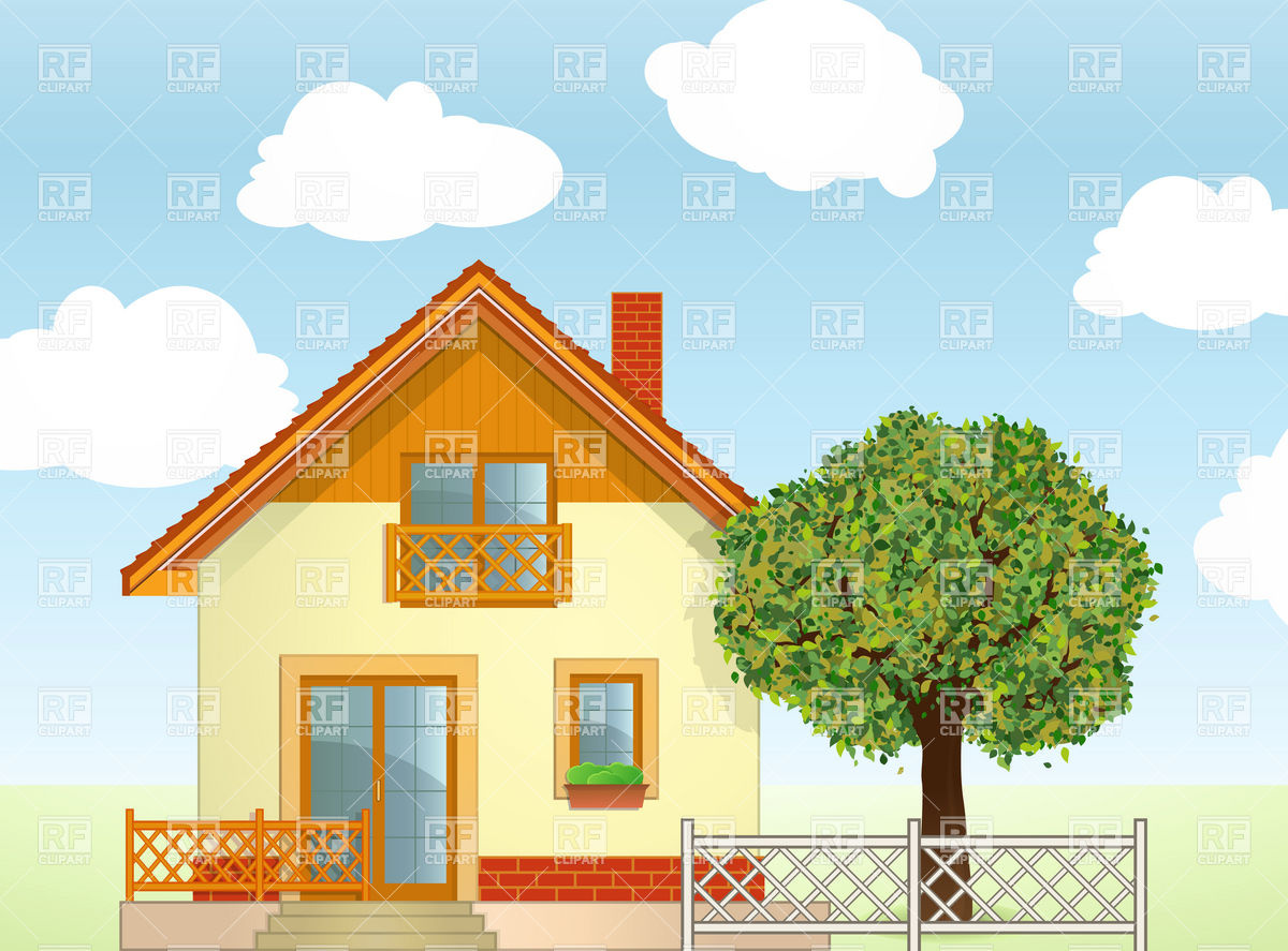 Country House And Tree 5748 Architecture Buildings Download