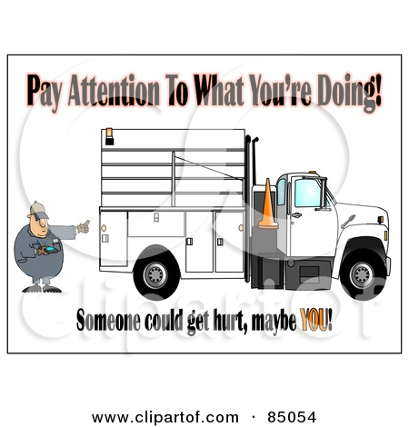Royalty Free  Rf  Clipart Illustration Of A Distracted Worker Man Text