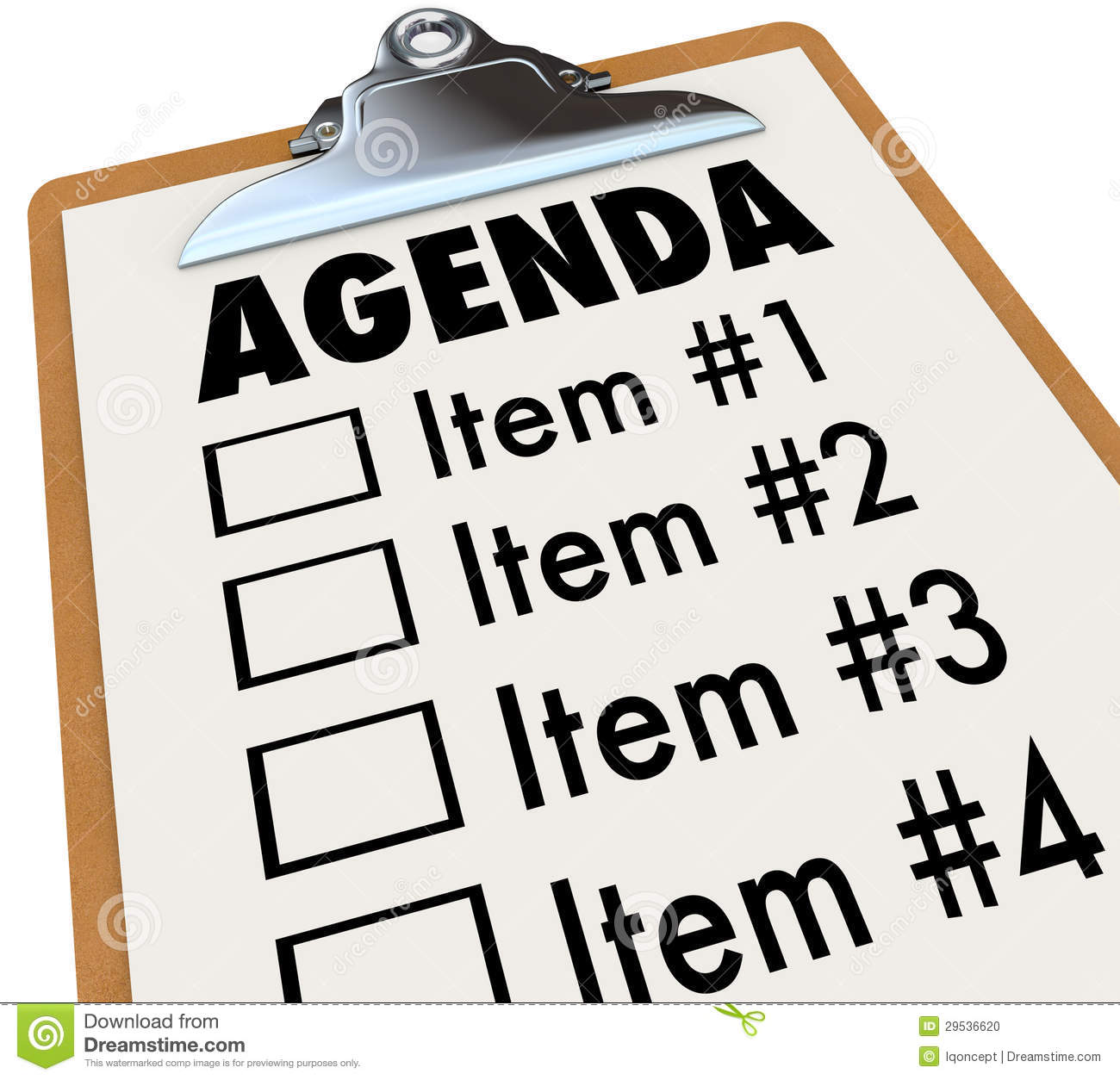 Agenda Clipart Agenda On Clipboard Plan For