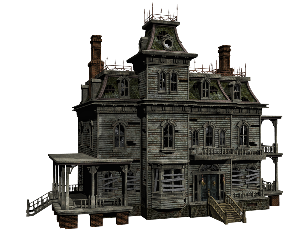 Haunted Houses Haunted House 04 Png Stock By