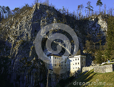 Stock Photo  Predjama Castle Slovenia