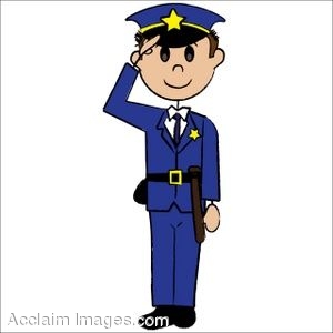 Clip Art Of A Stick Figure Policeman