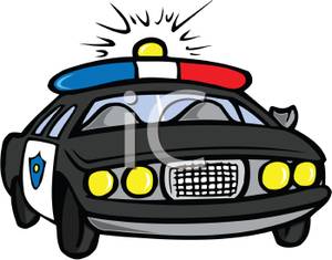 Siren Clipart Cartoon Police Car Royalty Free Clipart Picture 100102