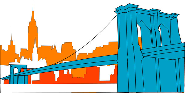 Brooklyn Bridge Vector   Free Cliparts That You Can Download To You