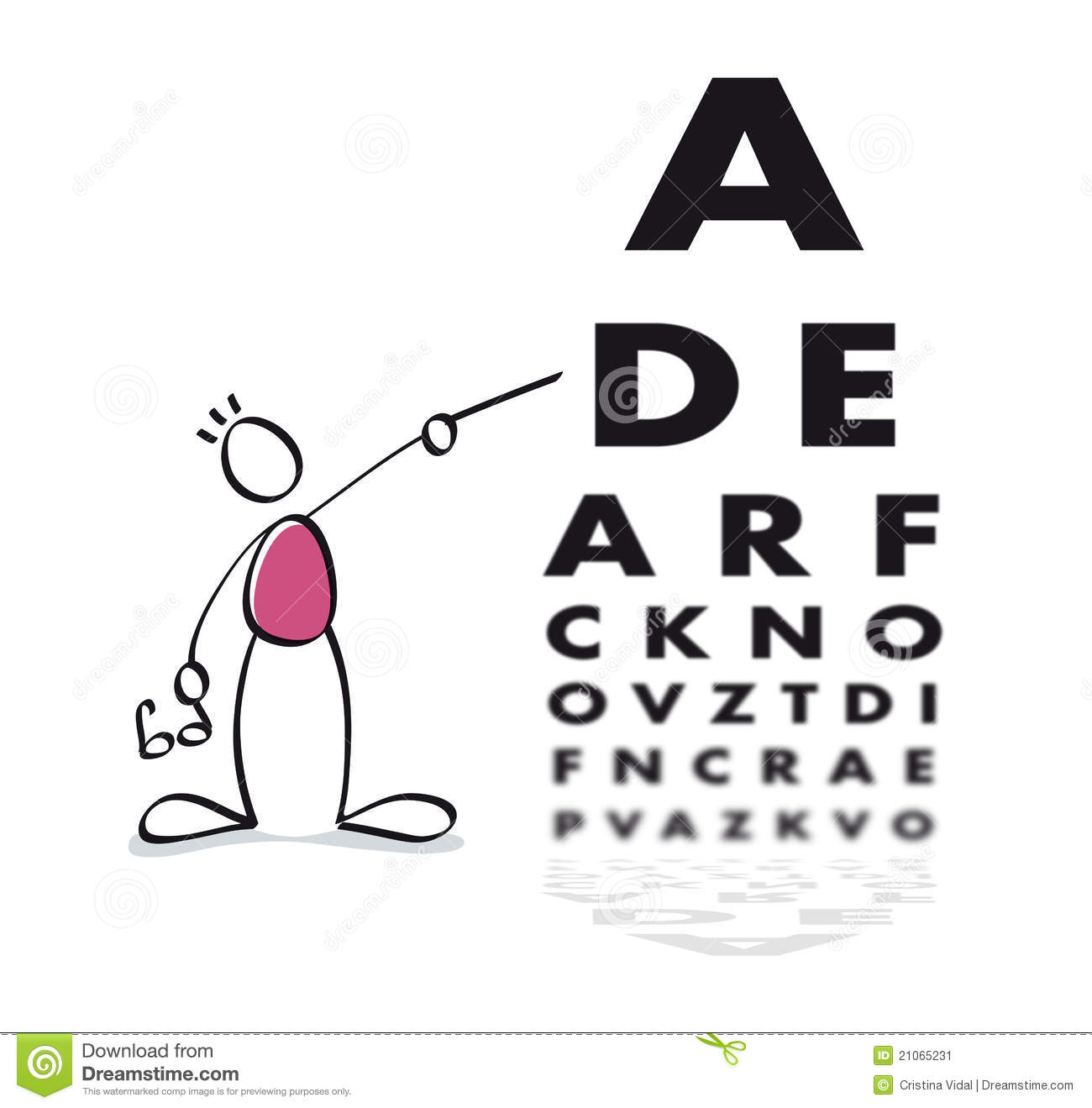 More Similar Stock Images Of   Funny Vision Test