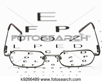 Stock Photograph   Distance Vision Test  Fotosearch   Search Stock