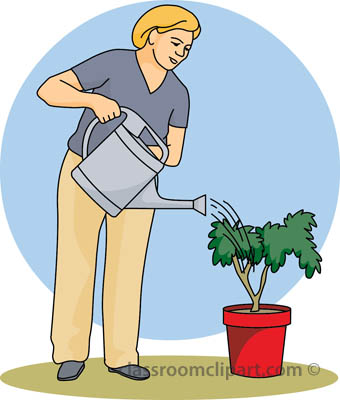 Water The Plants Clipart Classroom Clipart
