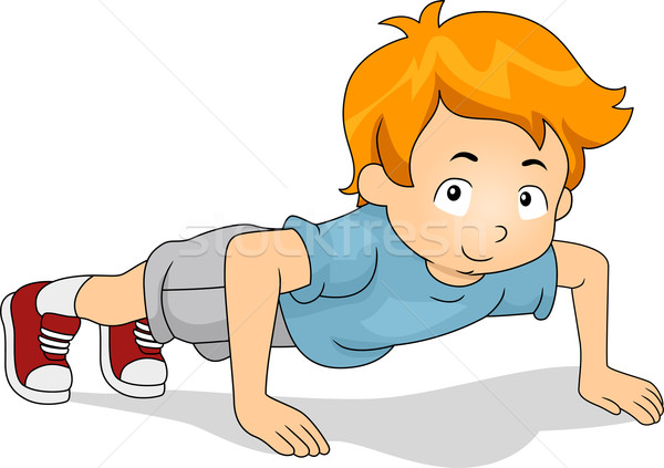1319787 Pushup Kid By