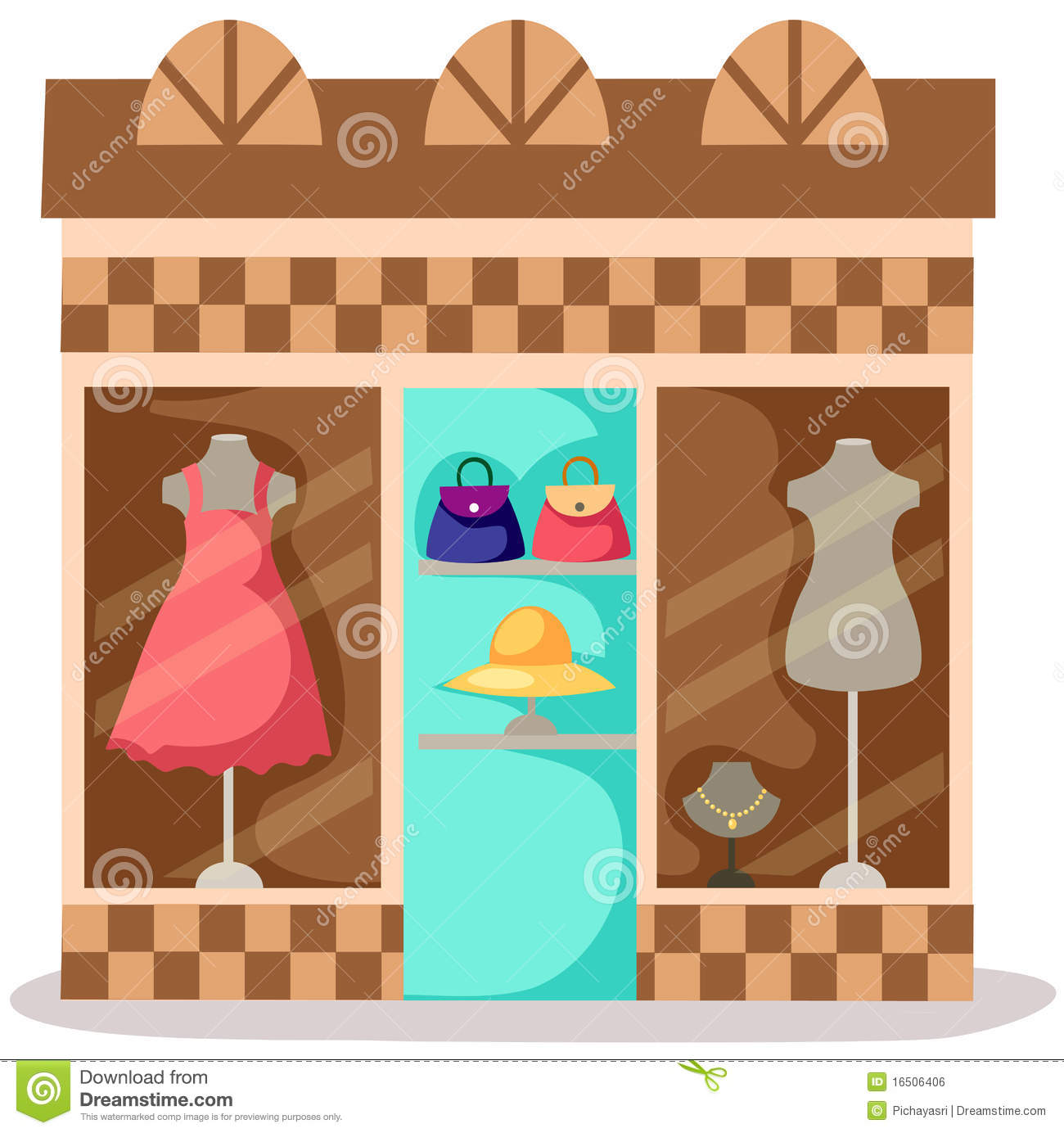 Clothing Store Clipart Dress Store