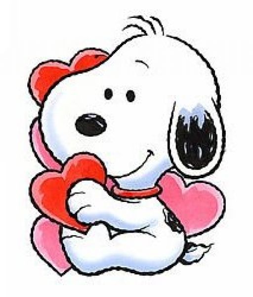 Group Of  Snoopy Valentines Day Clipart   Charlie Brown   Snoopy