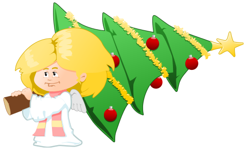 Free Christmas Angels Clipart Graphics Page 2