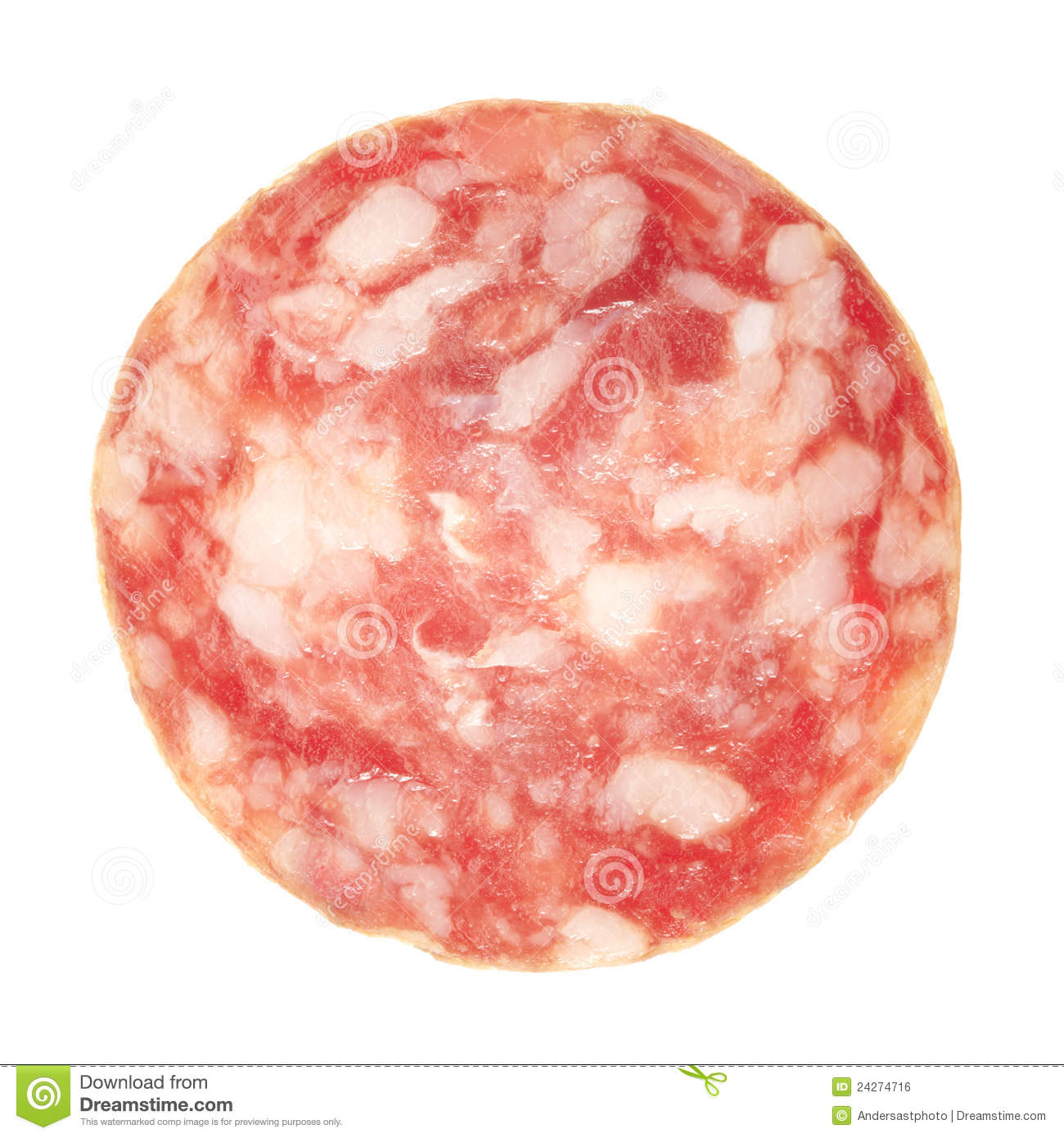 More Similar Stock Images Of   Salami Slice
