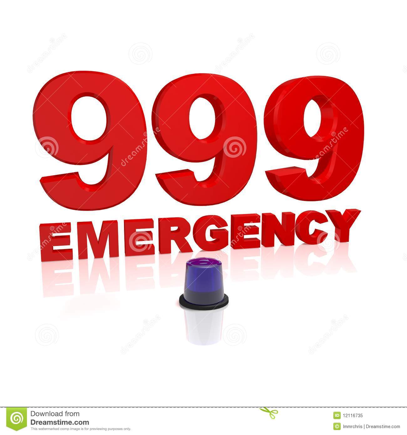 999 Emergency Royalty Free Stock Photo   Image  12116735