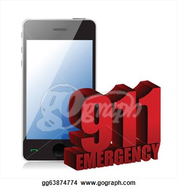 Stock Illustrations   Emergency Phone  Stock Clipart Gg63874774