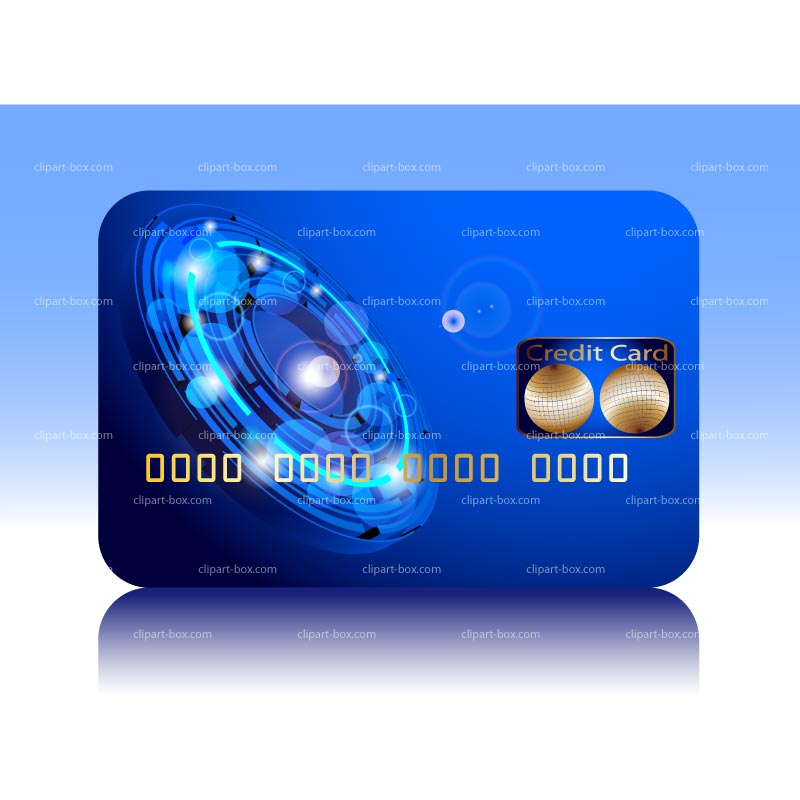 Clipart Credit Card   Royalty Free Vector Design