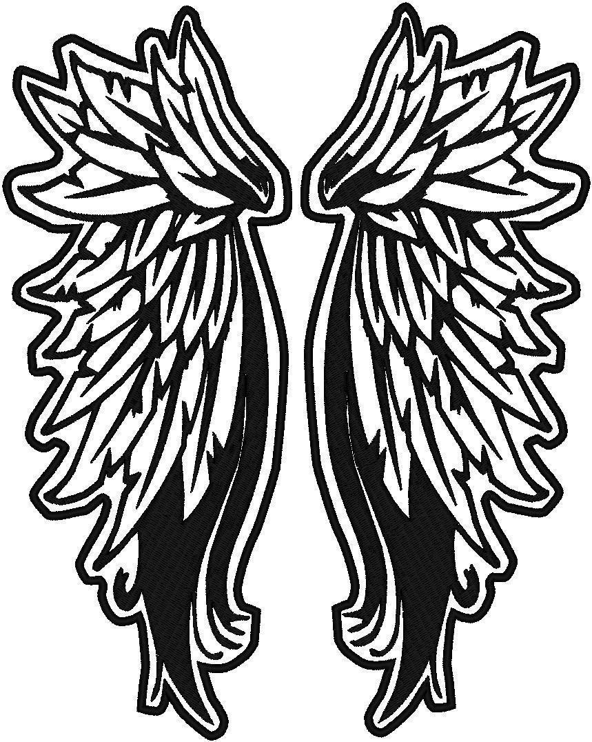 22 Angel Wings Template Free Cliparts That You Can Download To You