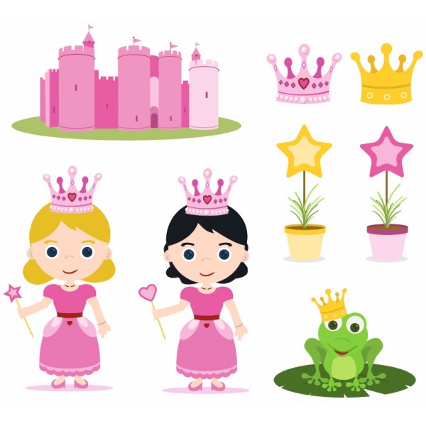 Sticker Kit Princesse Univers Princesse Chambre Fille