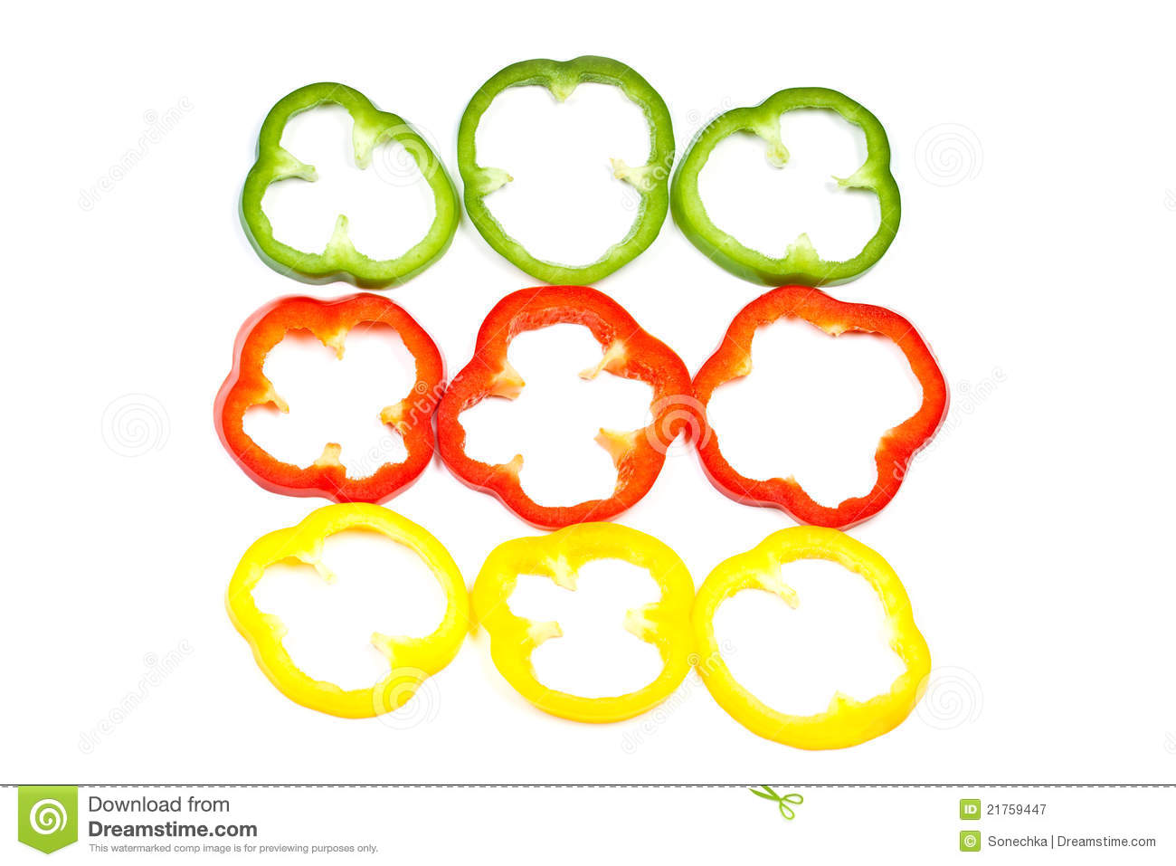Slice Bell Pepper Royalty Free Stock Photography   Image  21759447