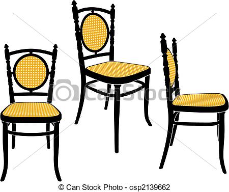 The Same Chair In Three Different Sights Csp2139662   Search Clipart