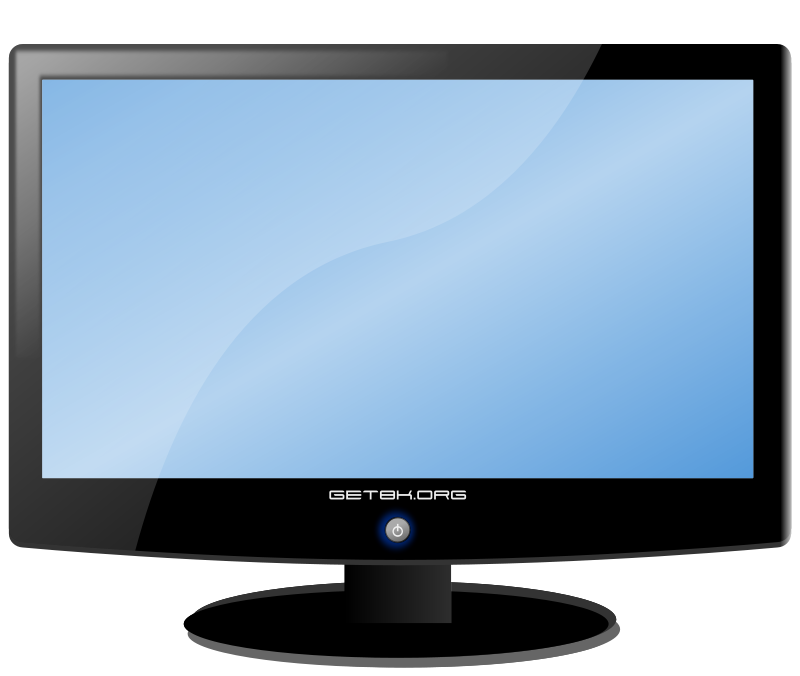 Clipart Png 33 28 Kb Lcd Widescreen Monitor Computer Clipart Png 62 77