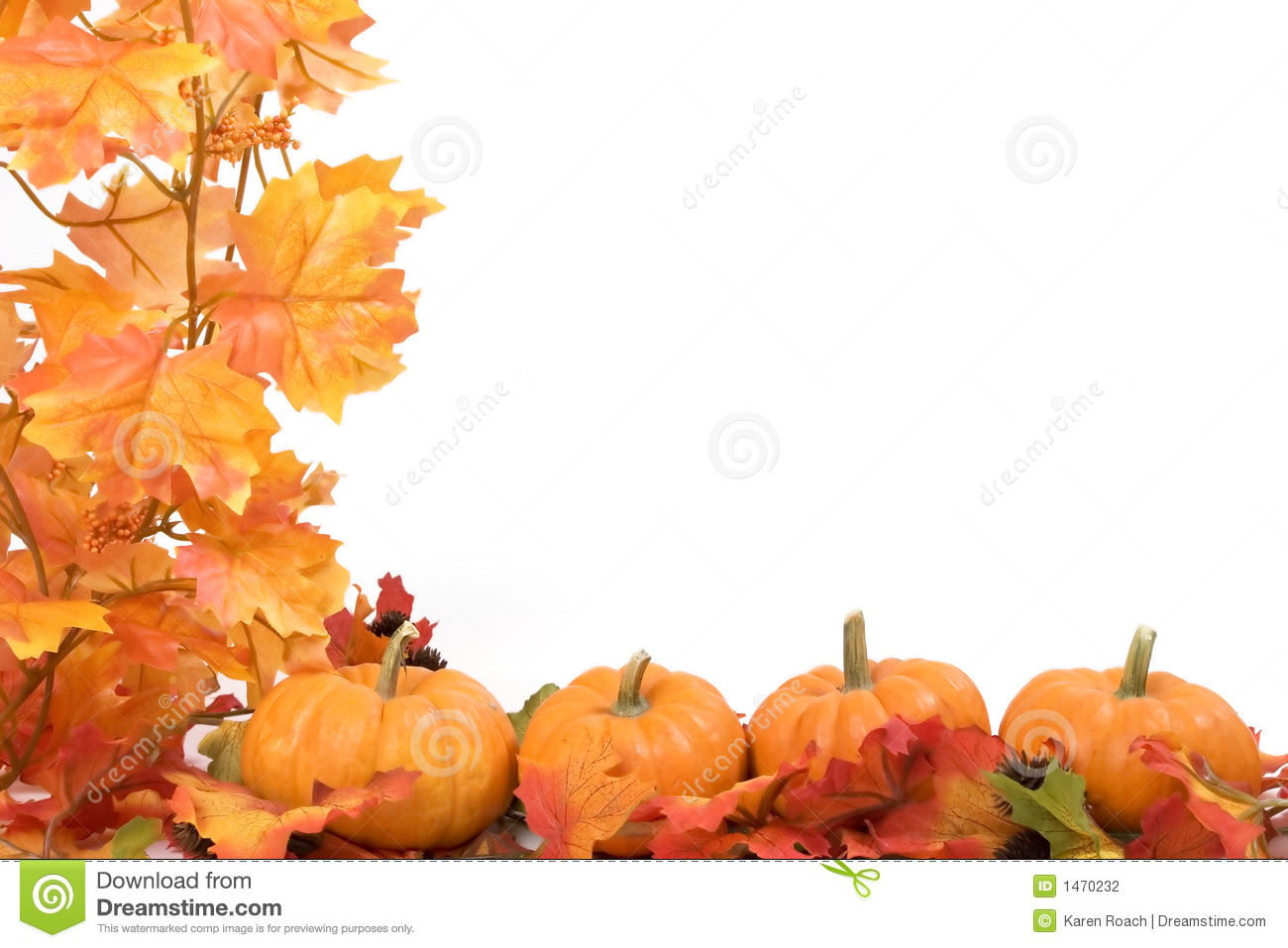 Fall Leaves Pumpkins Clipart Pumpkins With Fall Leaves