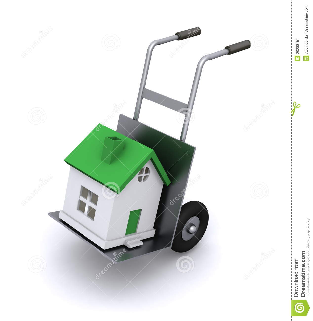 Moving Houses Stock Image   Image  20288151
