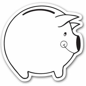 Piggy Bank Coloring Page Pig  Piggy Bank 839 Jpg