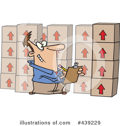 Royalty Free  Rf  Warehouse Clipart Illustration By Ron Leishman
