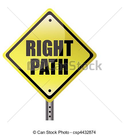 Choose The Right Clip Art Http   Www Canstockphoto Com Right Path
