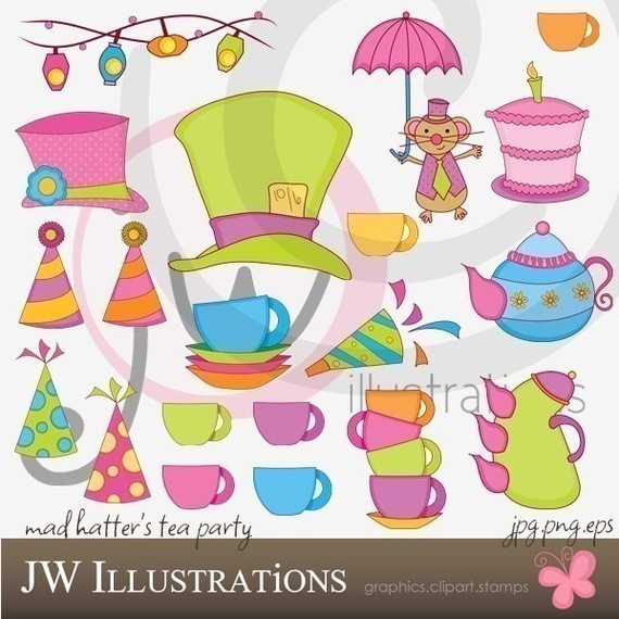 Mad Hatter Tea Party   Cute   Mad Hatter Theme   Pinterest