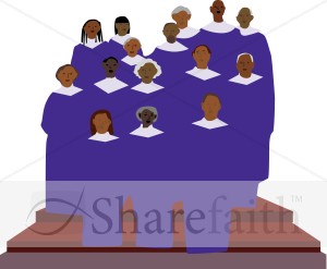 African American Gospel Singers Clipart   Church Choir Clipart