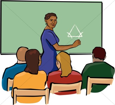 African American Teacher Clipart In Color   Christian Classroom