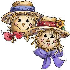 Clipart Fal Painted Scarecrows Fall Clipart Scarecrow Clipart