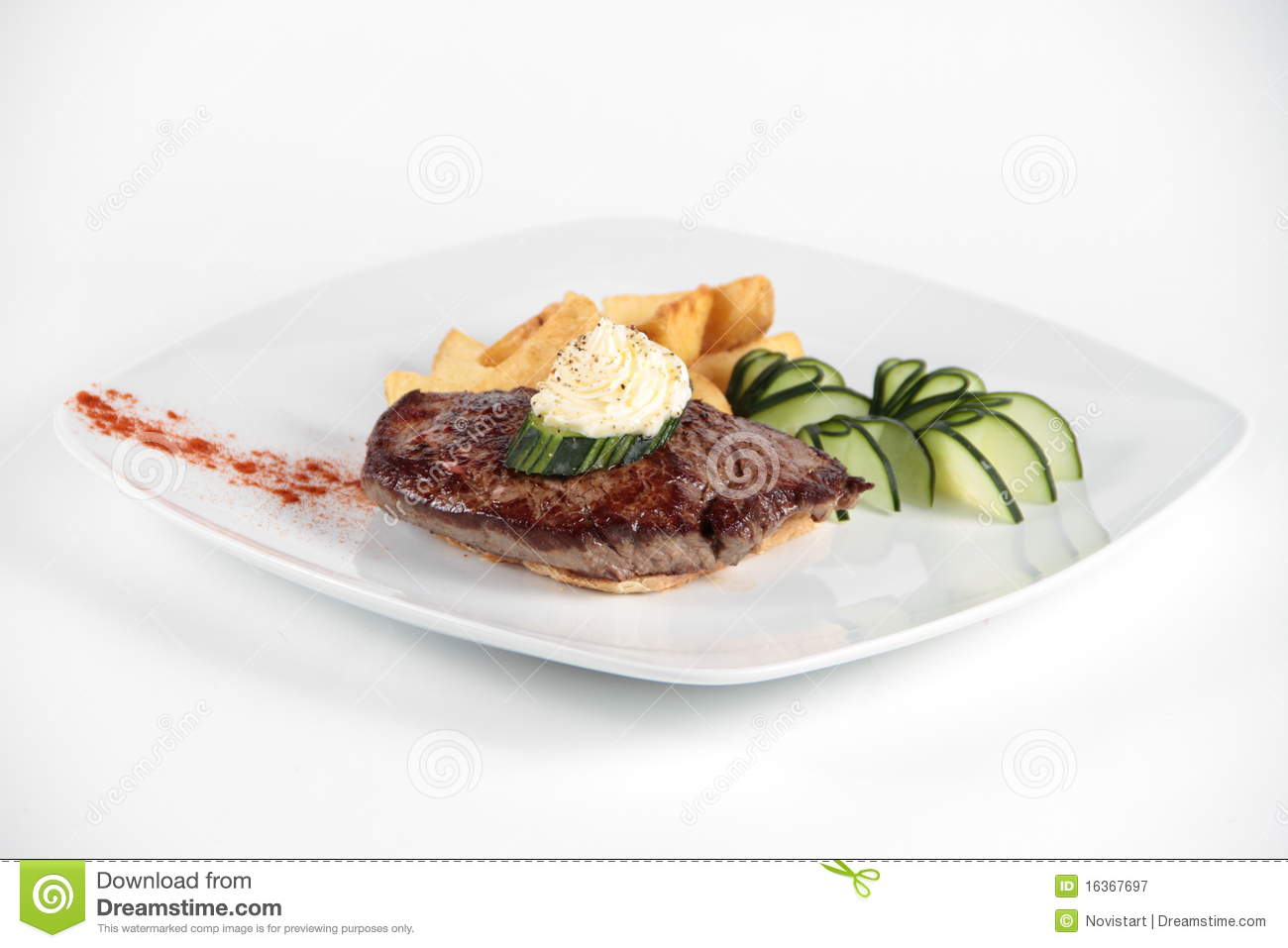 Meat Loaf Decorated With Vegetables Royalty Free Stock Photography