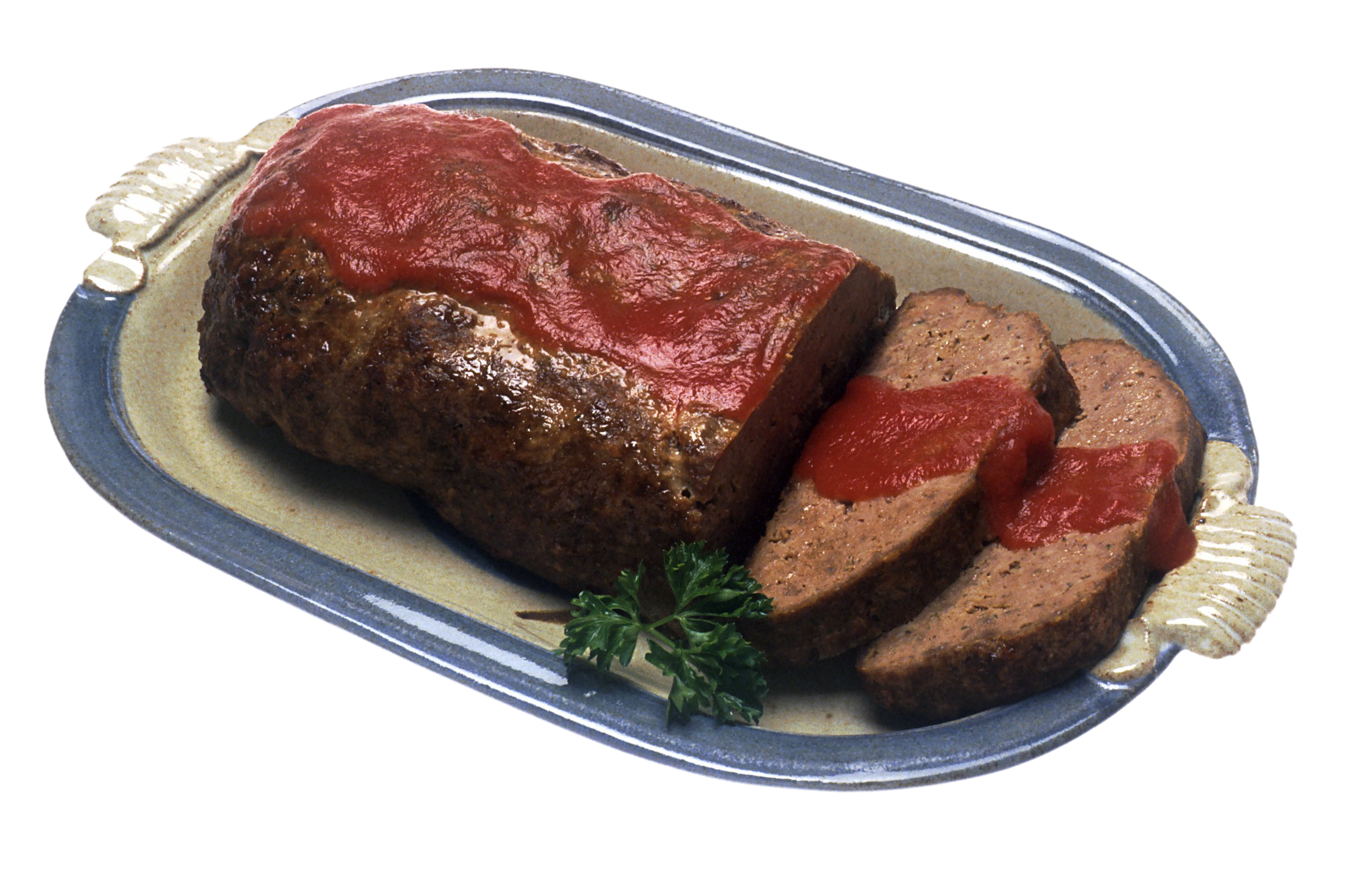 Meatloaf Served With Sauce