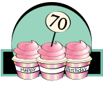 Related Clip Art 70th Candles 70th Balloons 70th Birthday Party 3