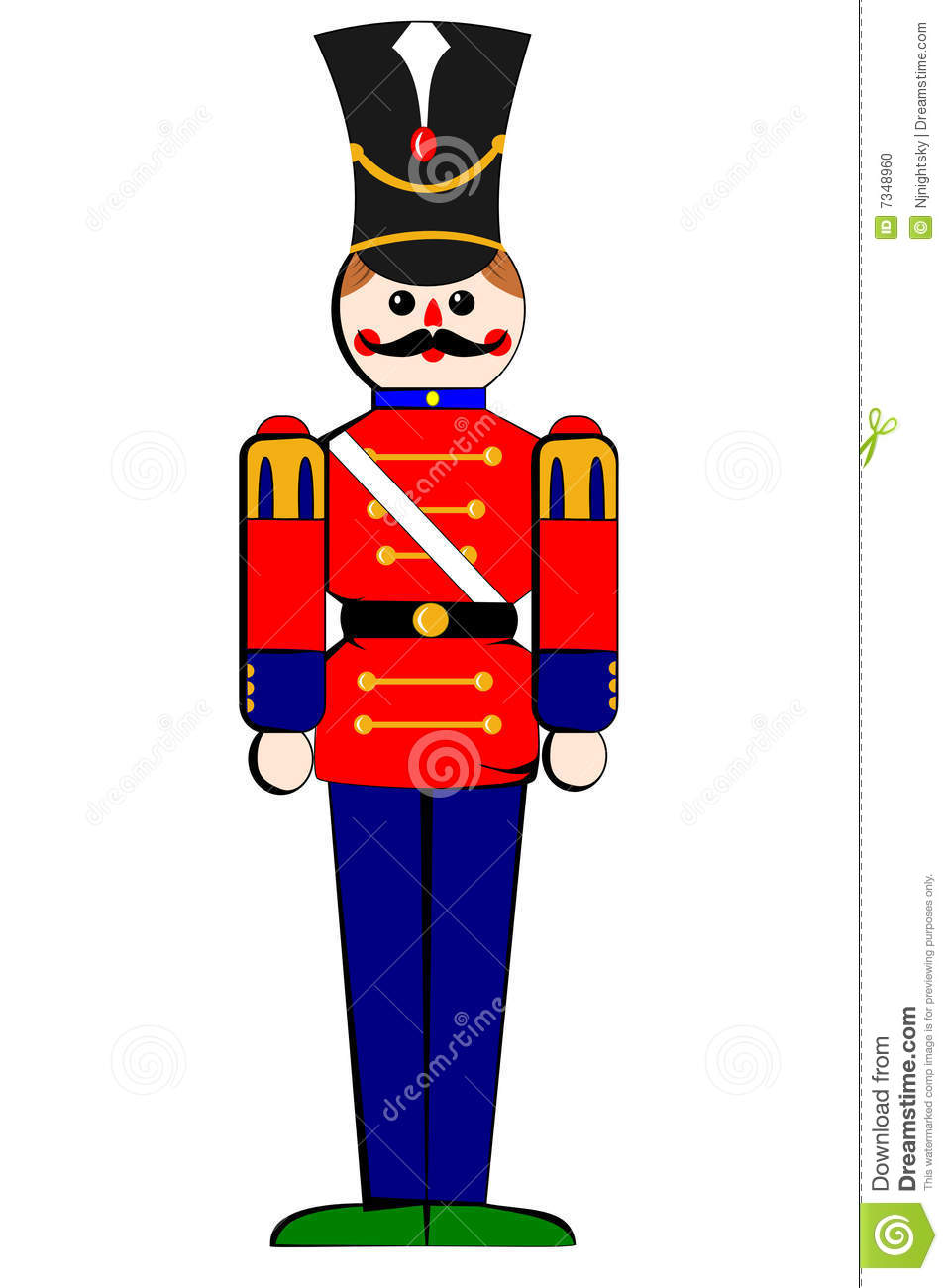 Christmas Toys Clip Art Isolated Toy Wooden Soldier